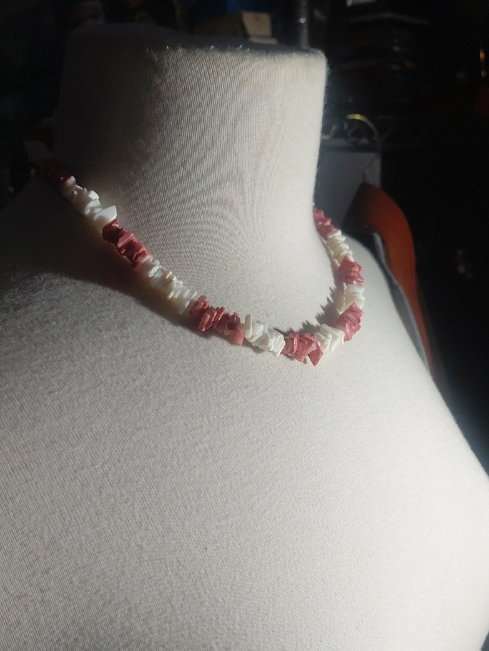 Poka shell necklace